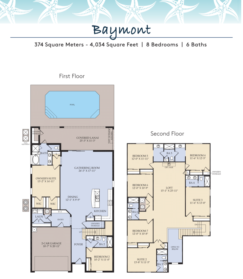 Baymont Floor Plan at Windsors Cay | Looking for a luxurious vacation destination near the heart of Orlando? Consider Windsor Cay - Disney World Vacation Resort by Pulte Homes! Our resort homes are the perfect choice for investors seeking an upscale vacation experience in Orlando, Florida. With close proximity to popular attractions like Walt Disney World, Universal Studios, SeaWorld, and Legoland, Windsor Cay Vacation Resort offers an unparalleled vacation experience. Book your stay today and experience the magic of Orlando!