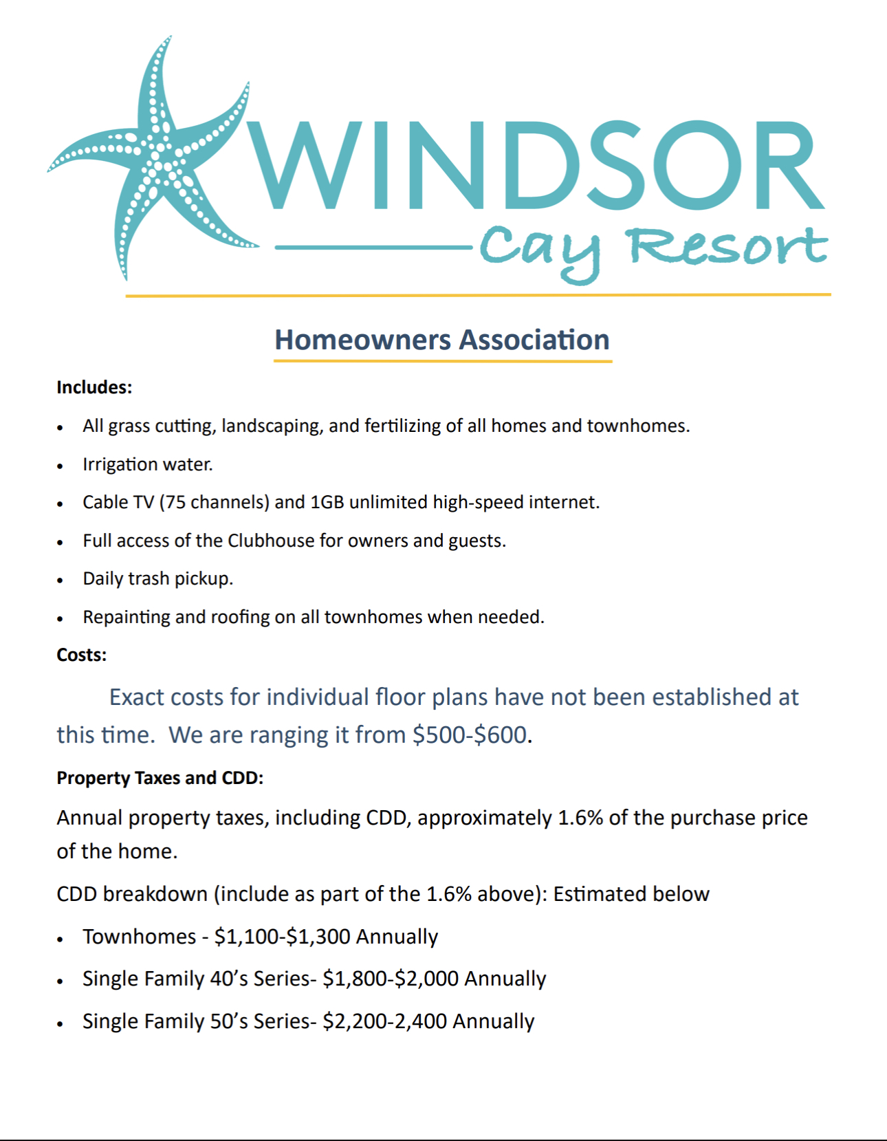 Your Ultimate Guide to Buying a Home in Windsor Cay Resort: Everything You Need to Know About the Windsor Cay Resort Homeowners Association