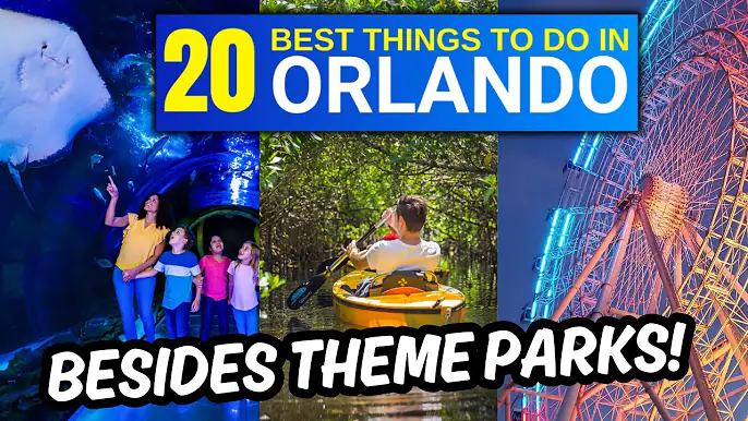 Orlando, Florida is renowned for its world-famous theme parks, but did you know there’s a wealth of incredible non-theme park attractions as well? In this blog, we’ll explore 10 outdoor and 10 indoor attractions, all located within 30 minutes of the theme parks. Whether you're a local or a visitor, these spots are perfect for those looking to experience more of what Orlando has to offer.
