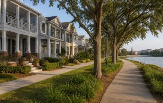 Moving to Baldwin Park Orlando 32814 Homebuyer Guide | Luxury Orlando Homes for Sale | Daniel Wilson Remax Orlando Real Estate Expert Moving to Baldwin Park Orlando guide with front-porch homes and the Lake Baldwin trail