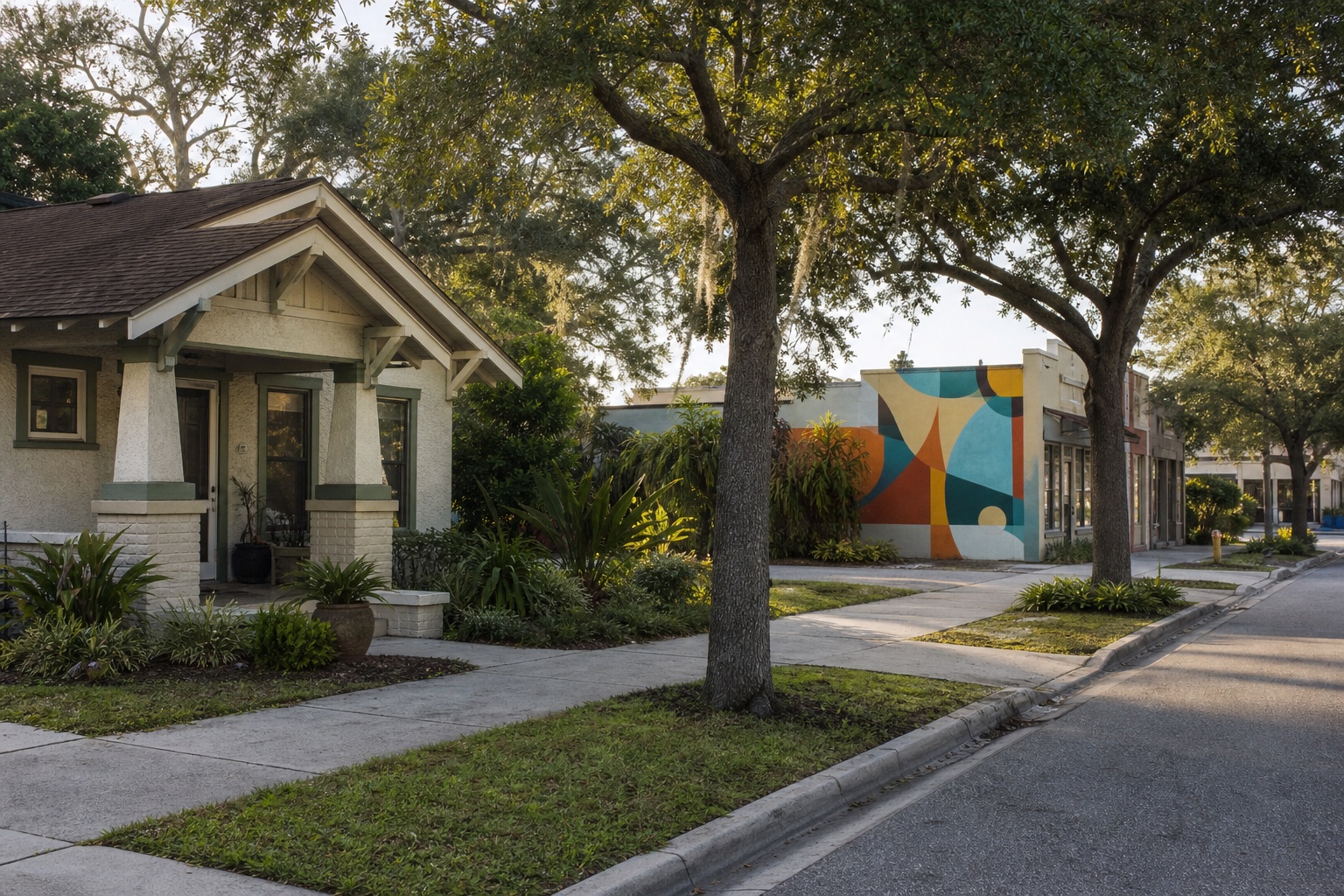Moving to Mills 50 Orlando and Colonialtown 32803 Guide | Luxury Orlando Homes for Sale | Daniel Wilson Remax Orlando Real Estate Expert Moving to Mills 50 Orlando guide with a Colonialtown bungalow and colorful mural