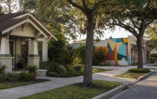 Moving to Mills 50 Orlando and Colonialtown 32803 Guide | Luxury Orlando Homes for Sale | Daniel Wilson Remax Orlando Real Estate Expert Moving to Mills 50 Orlando guide with a Colonialtown bungalow and colorful mural