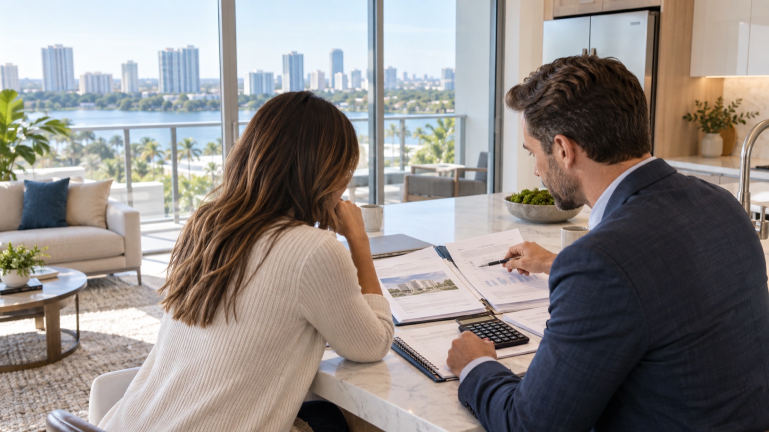 Buyer reviewing HOA documents before buying a condo in Orlando