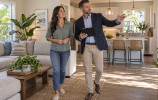 Orlando Home Value Review 2026 | Luxury Orlando Homes for Sale | Daniel Wilson Remax Orlando Real Estate Expert Orlando homeowner reviewing property features with a real estate professional