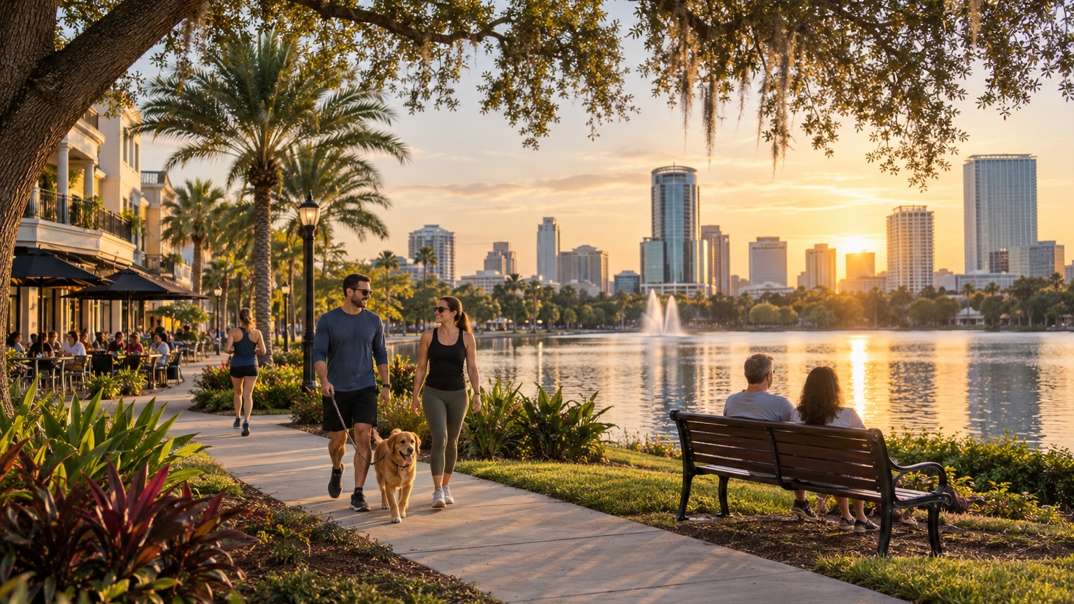 Is Orlando a good place to live? Lakefront neighborhood life near downtown Orlando