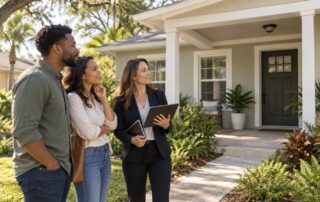 Orlando First-time Home Buyer Programs 2026 | Luxury Orlando Homes for Sale | Daniel Wilson Remax Orlando Real Estate Expert Orlando first-time home buyers viewing an attainable Florida home with a real estate agent