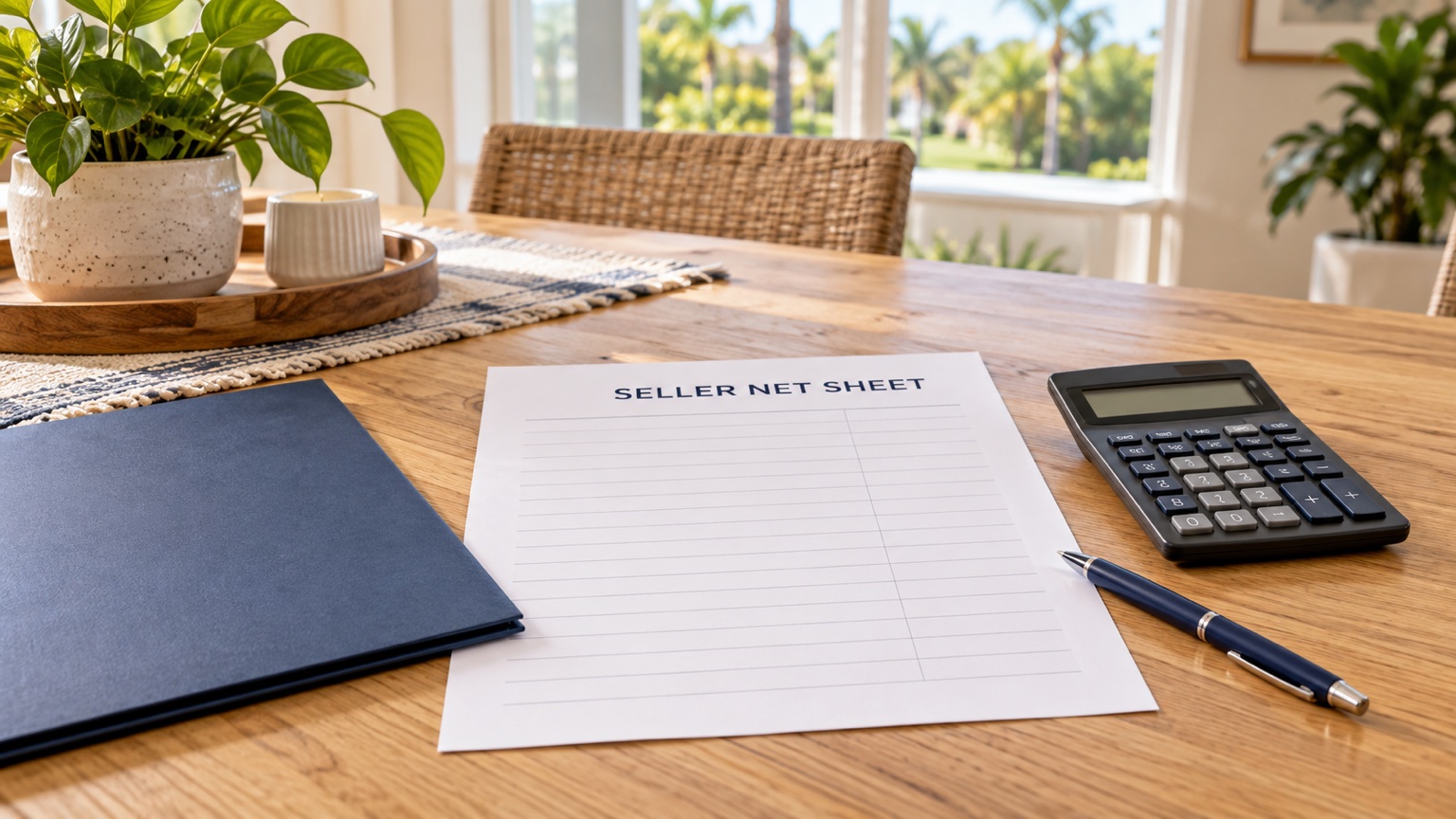 Orlando Seller Closing Costs and Seller Net Sheet | Luxury Orlando Homes for Sale | Daniel Wilson Remax Orlando Real Estate Expert Orlando seller closing costs worksheet with a calculator and seller net sheet